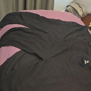 2 Pair Black Athletic Leggings